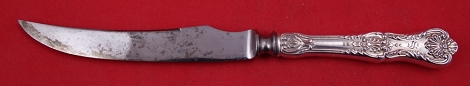 Game Knife hollow handlew/ carbon steel blade (some blade wear) 8